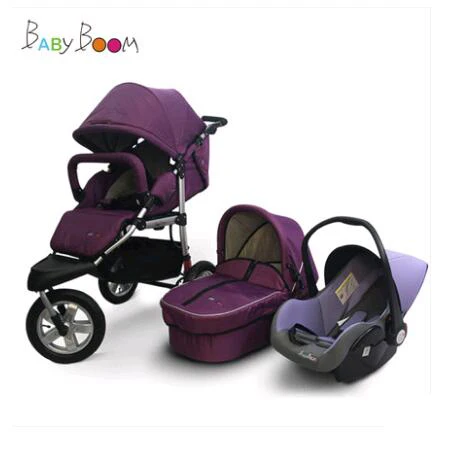BabyBoom коляска детская 2 в 1/ 3 в 1 прогулочная коляска Россия - Цвет: LB-08