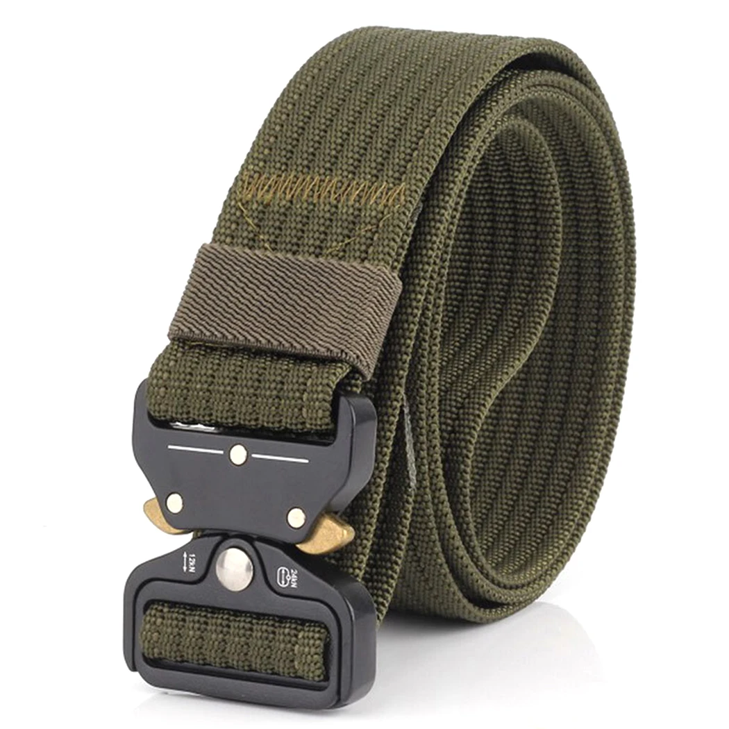 Men's Tactical Military Canvas Belt Outdoor Tactical Belt Men Military Nylon Belts Waist Strap