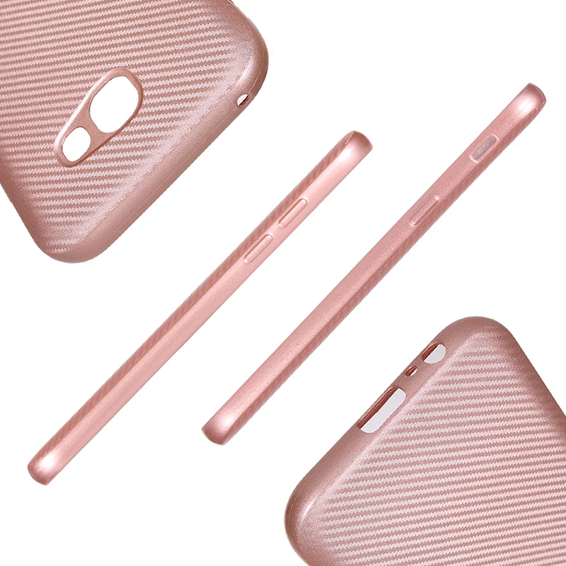 Carbon fiber silicone case samsung a3 2017 a7 2017 (9)