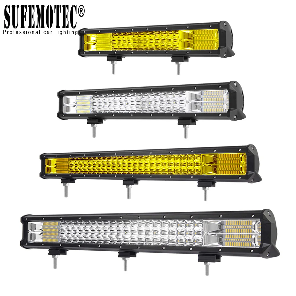 23 &quot26&quot 28 &quot32&quot 3 ряда 12 В 24 светодиодный бар для лодок грузовиков 4WD ATV UTV SUV 4x4