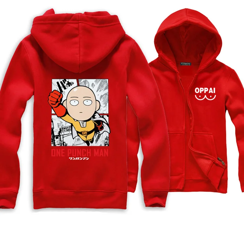 One Punch Man/толстовка с капюшоном для мужчин и женщин, Детская уличная одежда