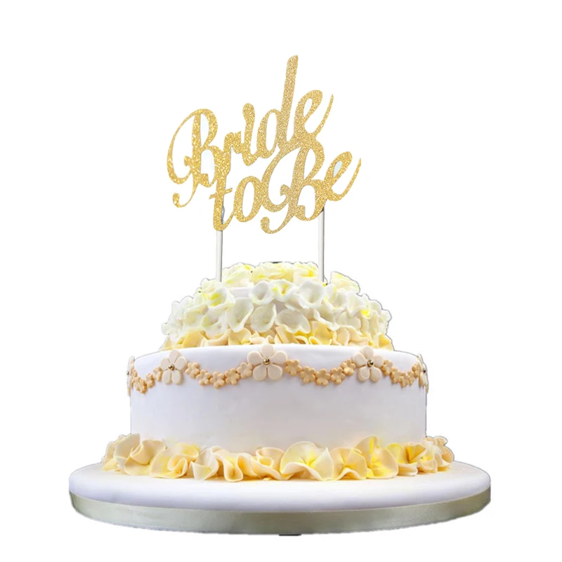 

1pcs Cake Topper Bachelorette Hen Girls Night Party Decor Bridal Shower Wedding Cake Decoration addio al nubilato