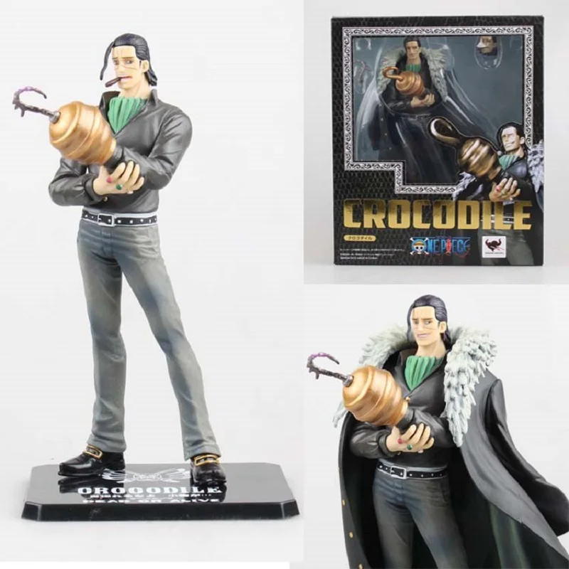Новый 6 ''Япония фигурку аниме ONE PIECE сэр Крокодил Mr.0 пальто черный Ver Модель