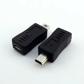 

1Pcs Mini 5 Pin Male USB To Micro 5 Pin USB Female Converter Adapter Connector