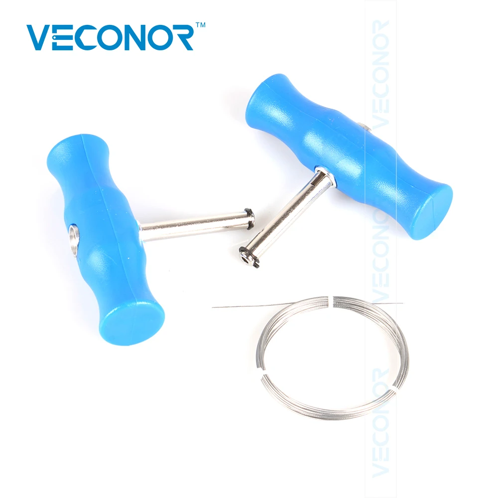 VECONOR Windshield Removal Tools Wire Gripping Handles and Wire Set Repair Hand Tools Kit for Auto