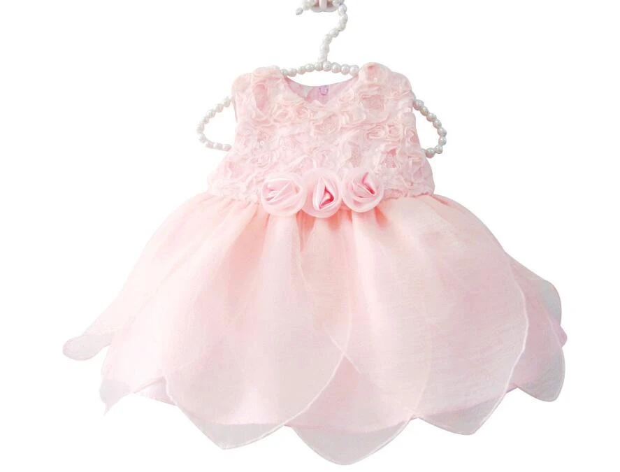 rose pink baby girl dress
