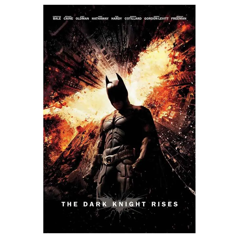 

TaaWaa Batman The Dark Knight Rises Movie Silk Wall Art Poster Prints 13x20 14x21 inch Picture For Living Room Home Decor