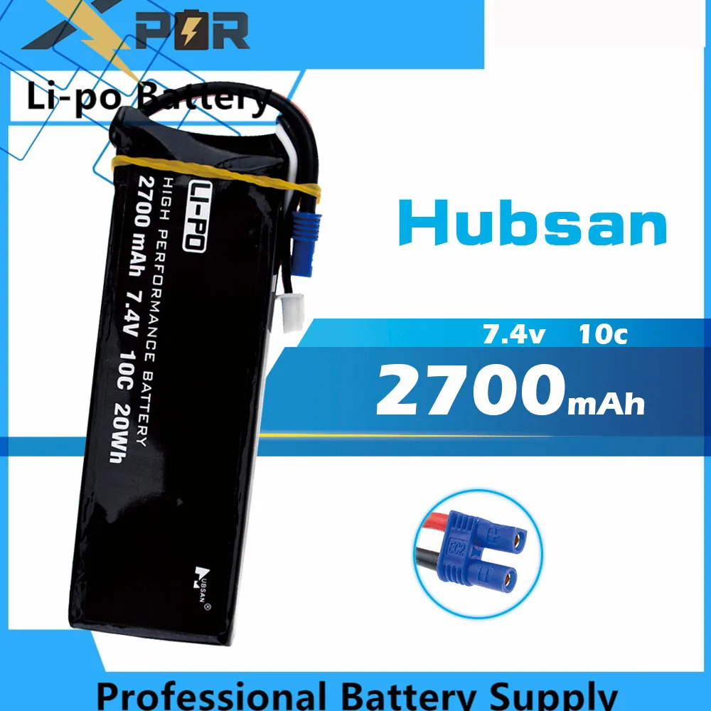 Hubsan H501C H501S 7 4 V 2700mAh 10C 2s lipo батареи для rc Quadcopter самолет Дрон запасные части | Игрушки
