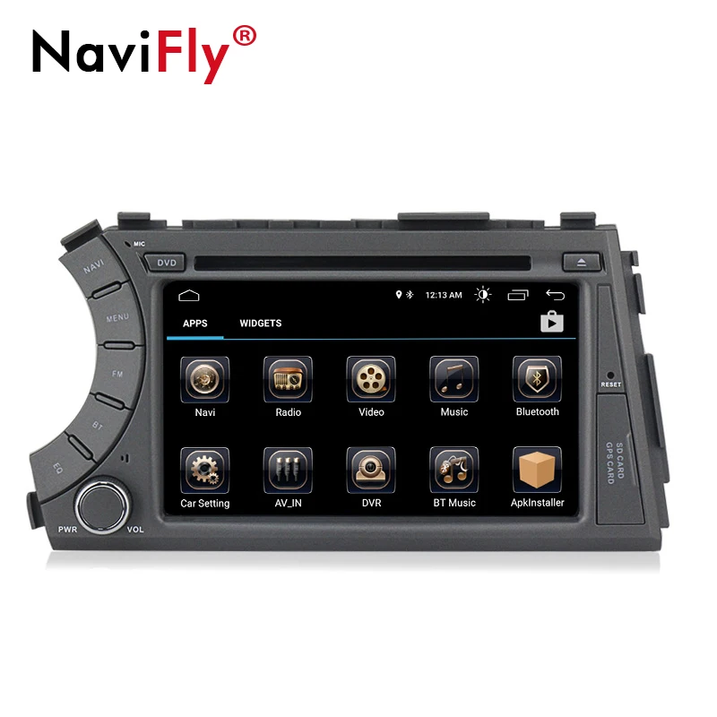 Flash Deal NaviFly 2 din car multimedia player for Ssangyong Kyron Actyon Android 8.1 quad core 7 inch autoradio gps navigation 1