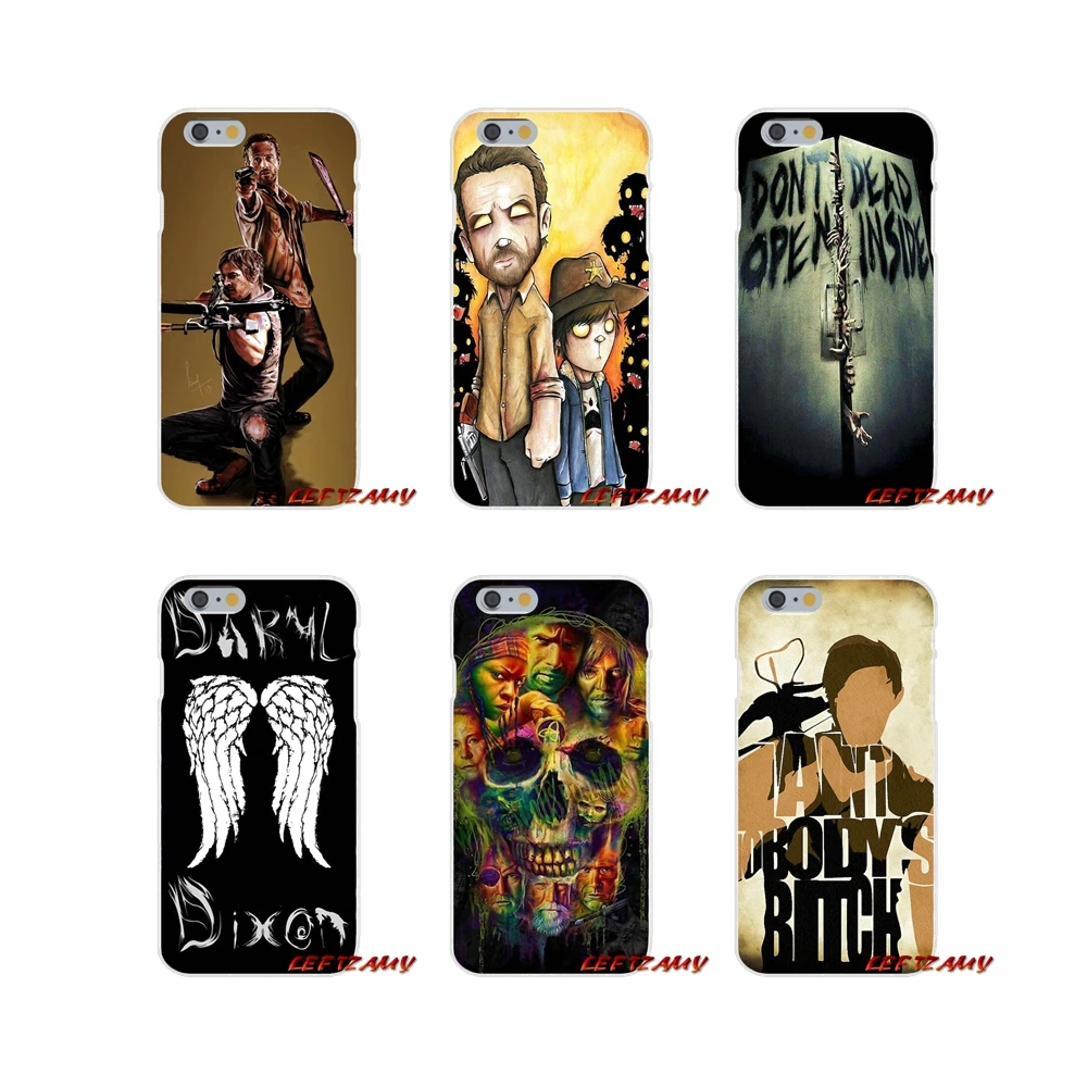 Transparent Soft Cases Covers For Samsung Galaxy A3 A5 A7 J1 J2 J3 J5 J7 2015 2016 2017 Hot Selling The Walking Dead Daryl Dixon | Мобильные