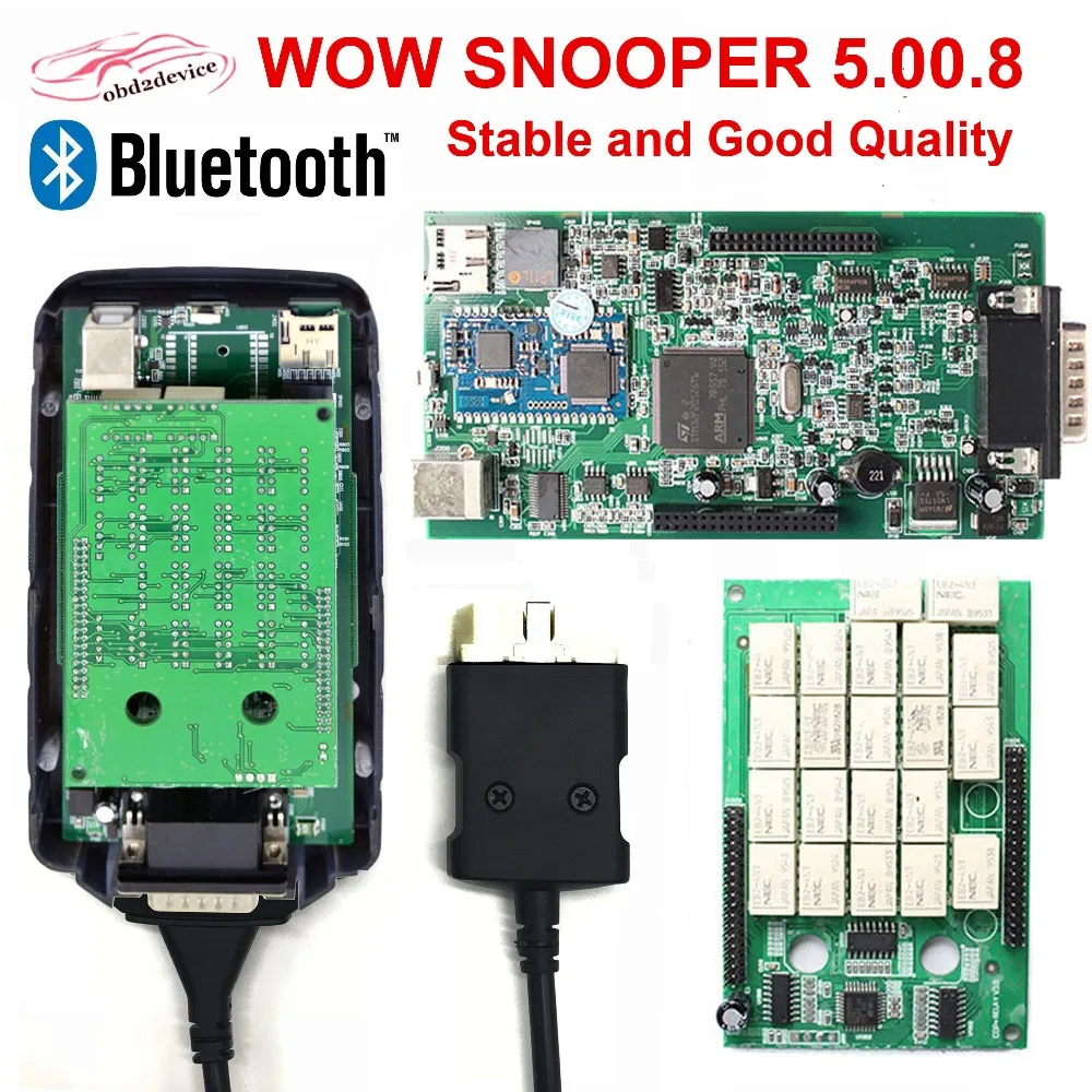 

2018NEC WOW SNOOPER with Bluetooth Wurth 5.008 R3 wow snooper Better Than TCS CDP PRO Plus MVDiag For Cars&Truck diagnostic tool