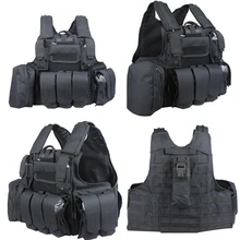 CIRAS Molle армейские тактические несущие жилеты 800D ткань Оксфорд Пейнтбол страйкбол жилет artigos militares colete militar модульный weste