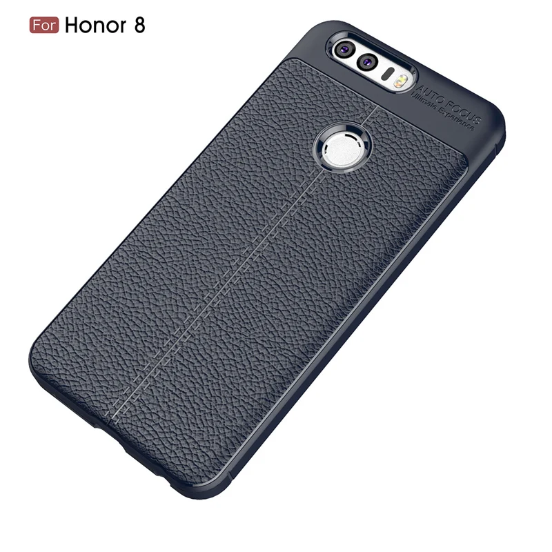 Litchi cortex silicone case for huawei Honor 8 (15)