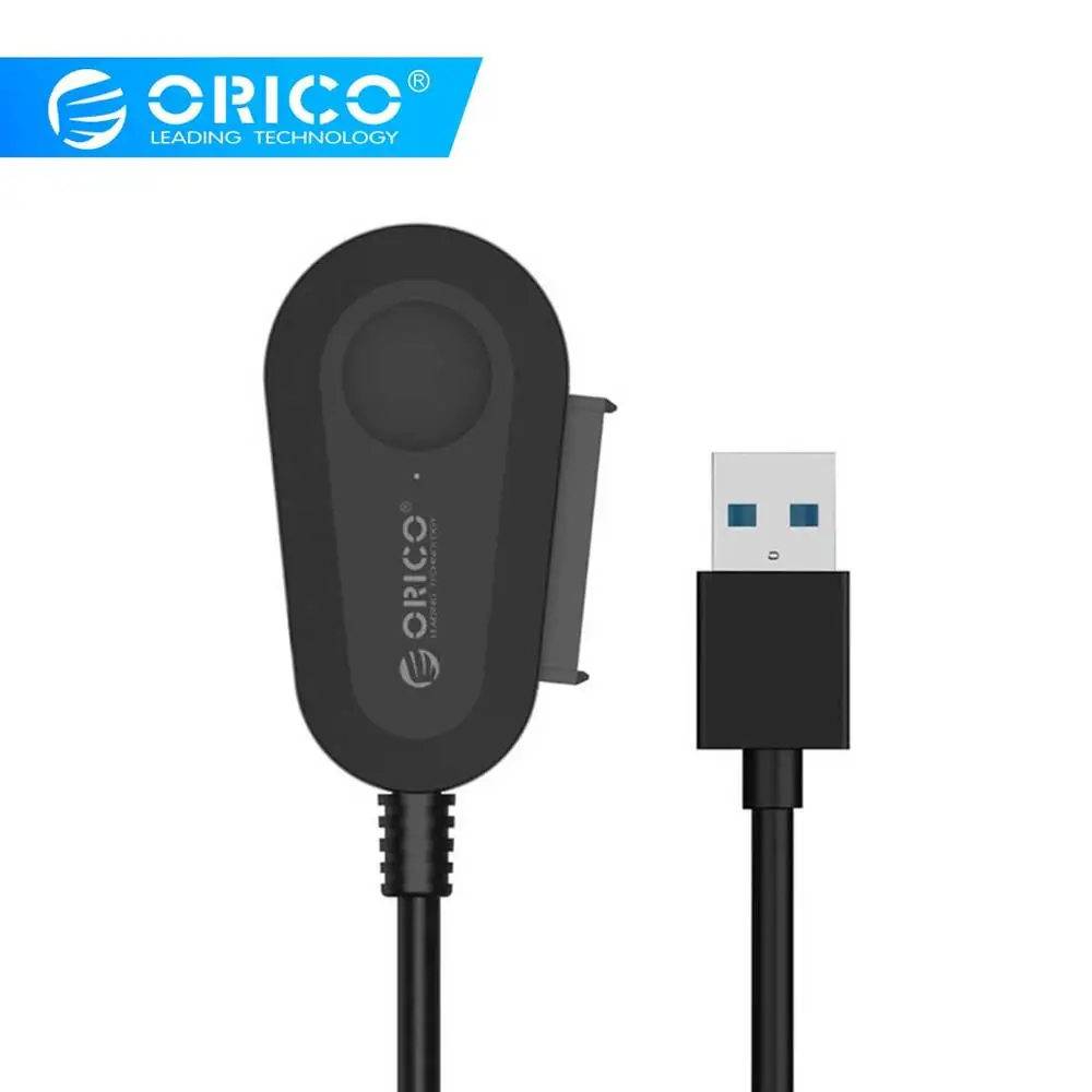 

ORICO 25UTS USB3.0 portable easy drive line support 2.5inch HDD SSD with ECO ABS material by Tool free SATA adapter