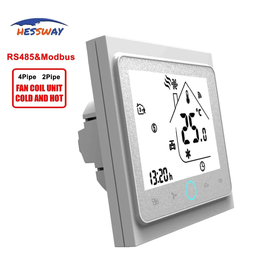 HESSWAY огнестойкий 2 трубный центральный кондиционер RS485 термостат modbus rtu модуль для