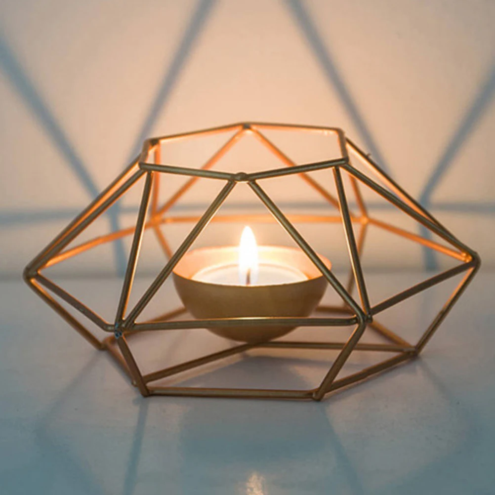 1PC Metal Small Tealight Candle Holders Nordic Minimalist Style