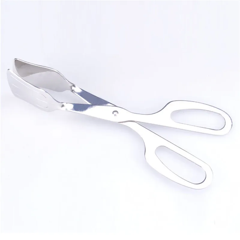 BBQ Tongs Barbecue Kitchenware Useful 8&quot Stainless Steel Salad Fruits Tong Clip Clamp Tool For Kitchen | Дом и сад