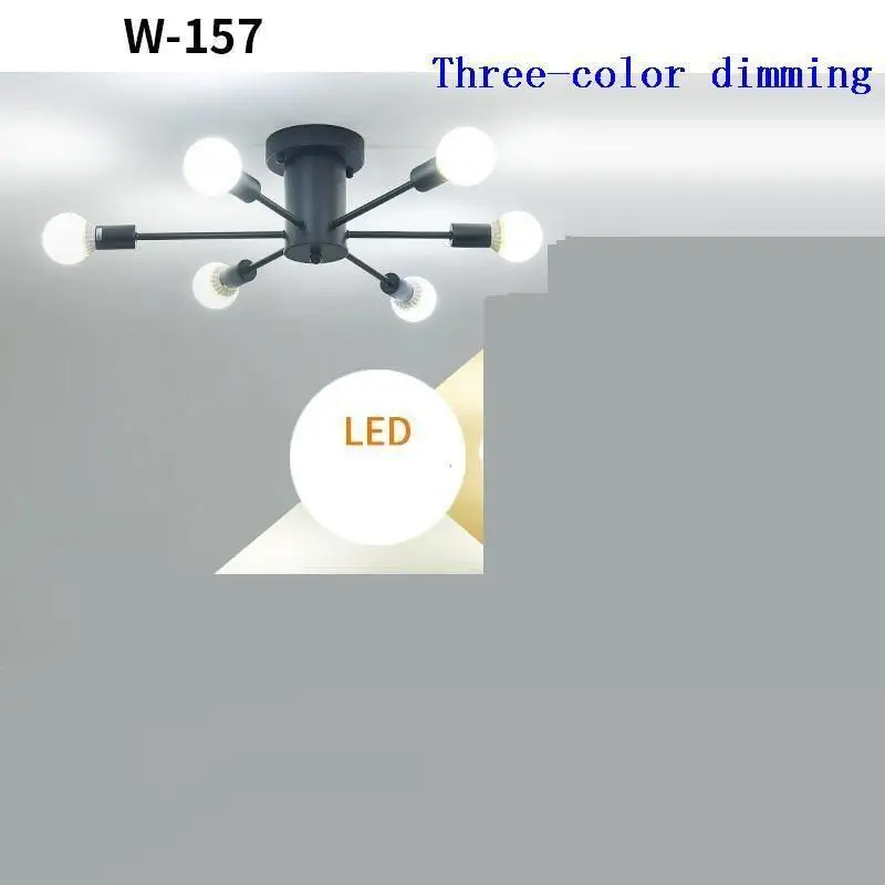 Version O Современный светильник Candeeiro Plafon Deckenleuchte Led Plafonnier Luminaria De Teto Lampara Techo, потолочный светильник для гостиной - Цвет корпуса: Version O