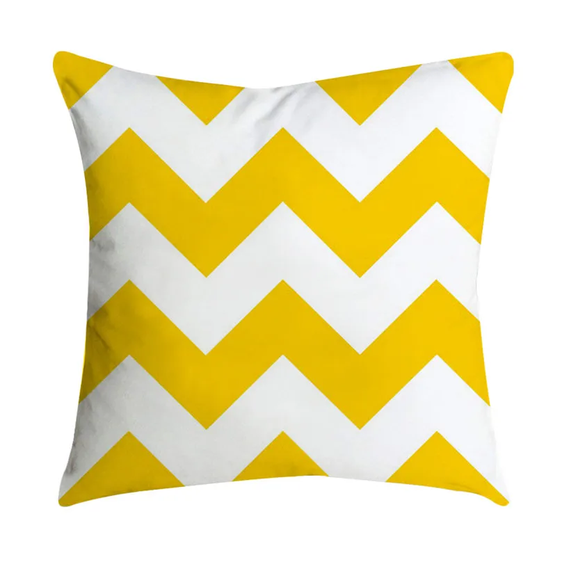 New Pineapple Leaf Yellow Pillow Case Car Waist Throw 45cmx 45cm Cushion Pillow Cover Home bed Pillow Cases #3j18 (18)