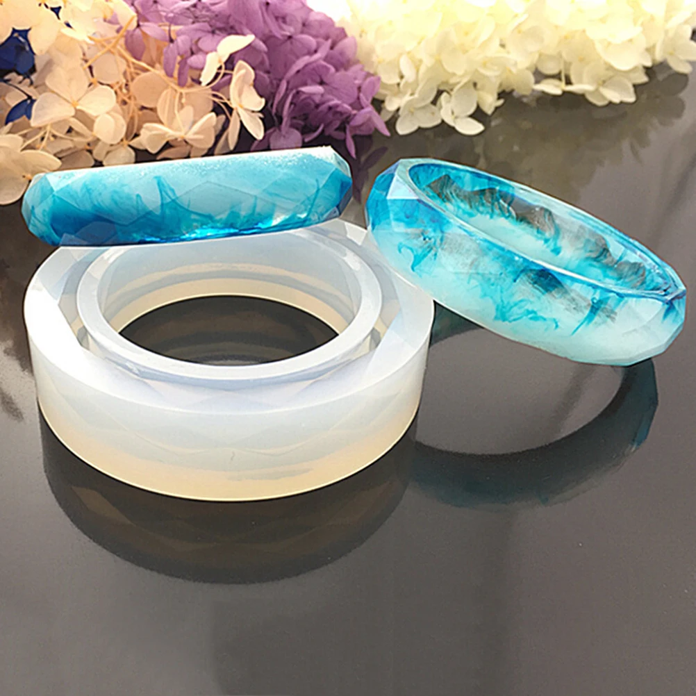 1Pc Silicone Mould DIY Resin Bracelet Jewellery epoxy resin moldin