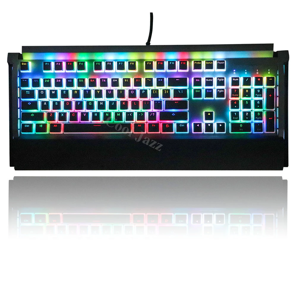 Goede Double shot 108 sleutel ANSI layout PBT OEM Profiel Pudding Dubbele Huid Backlit Keycap Voor Mechanische Gaming Toetsenbord MX schakelaars