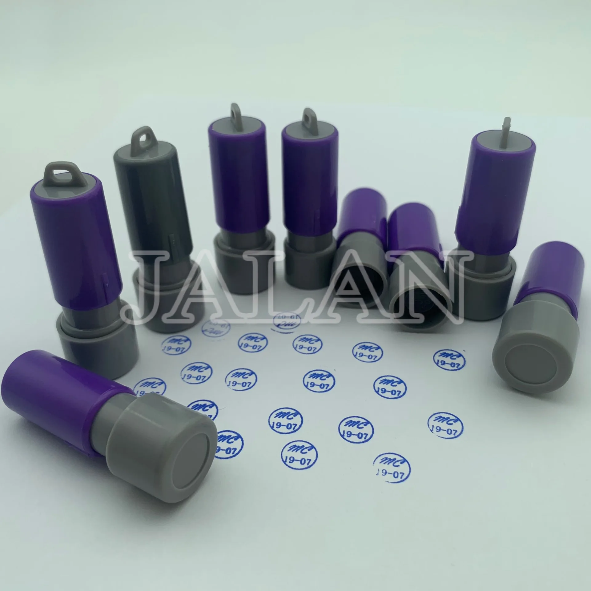 

JALAN Customized signature stamp self inking custom private seal mobile phone repair workshop tool DIY image logo sealing