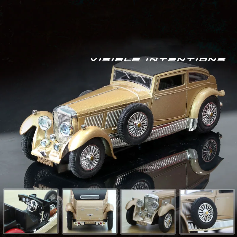 1/32 сплав под старину 8L классическая модель игрушки Автомобили литья давлением