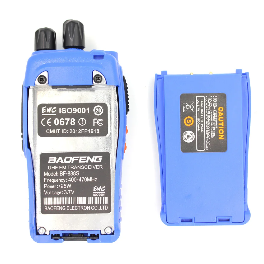 Baofeng BF-888S walkie talkie 5 Вт 5 км UHF 400-470 МГц 16 каналов портативный Радиоприемник двухстороннее радио