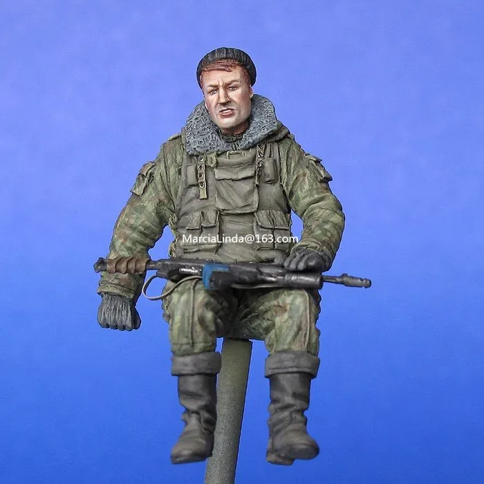 

1/35 scale Modern Russian Soldiers Chechen War Sitting Miniatures Resin Model Kit figure Free Shipping