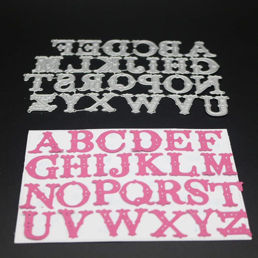 Buy McDies Metal Cut Dies Script Word 26 Capital