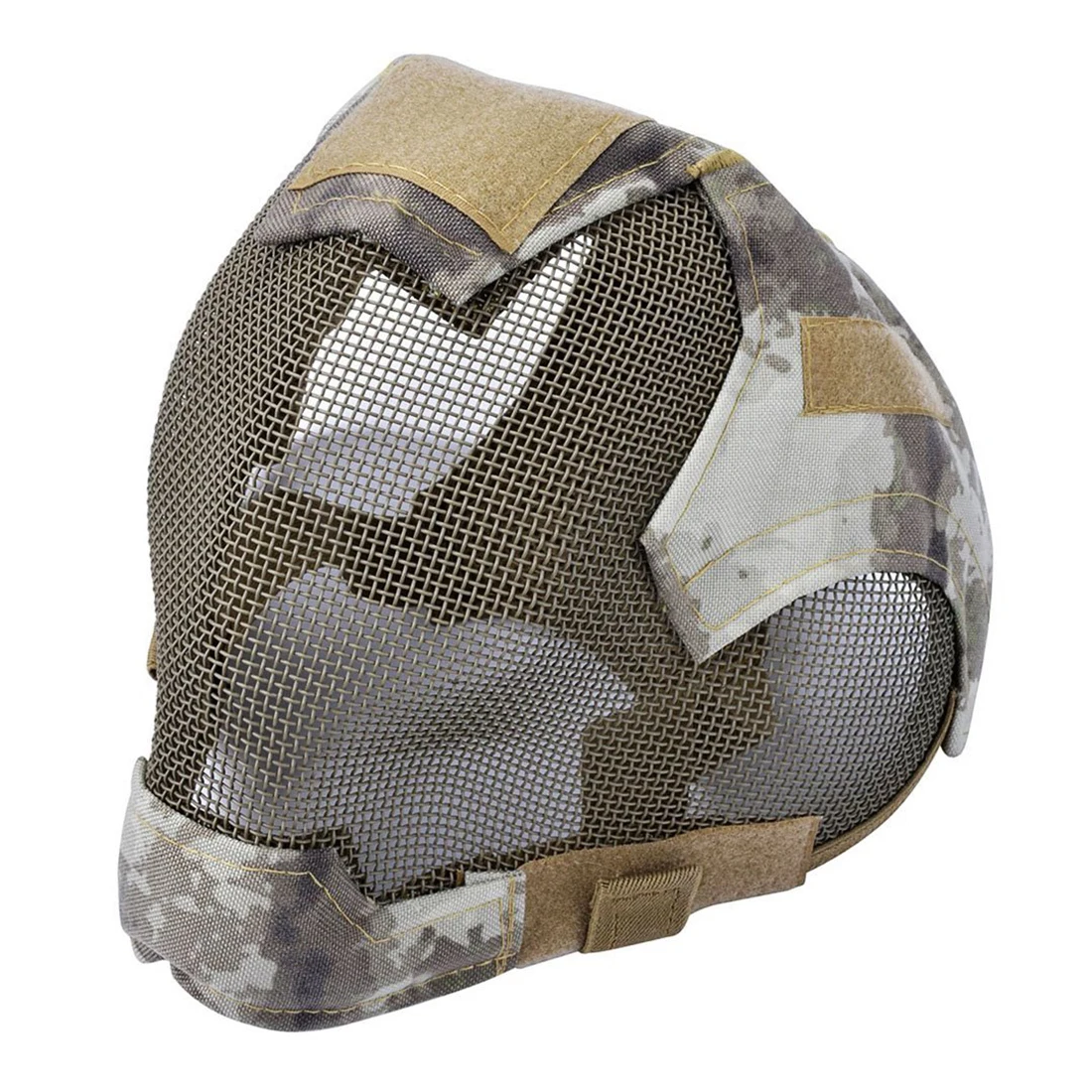 Outdoor Airsoft Mask protective full face fencing Steel Mesh maskin