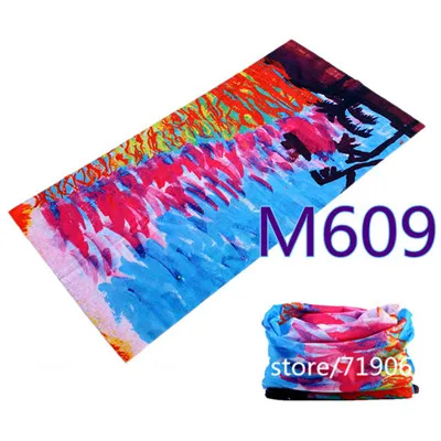 M601-660 Бандана с пламенем, повязка на голову, Спортивная велосипедная Балаклава, многофункциональная бесшовная трубчатая Волшебная бандана, трубчатый шарф - Цвет: 609