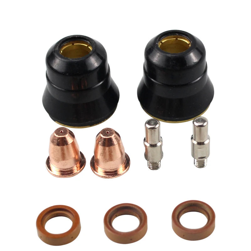 

20pcs S45 PR0106 Electrodes PD0103-09 Nozzle Tips 0.6mm 0.8mm 1.0mm for Trafimet Plasma Cutter Consumables Kit Torch