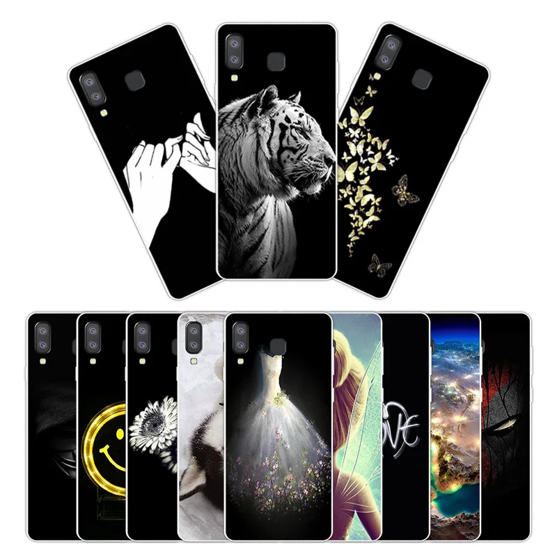 A8 Star Black Matte TPU for Sasmsung Galaxy A9 Full Protection Wed Dress Back Cover 6.3inch Ultrathin Capa Samsung |
