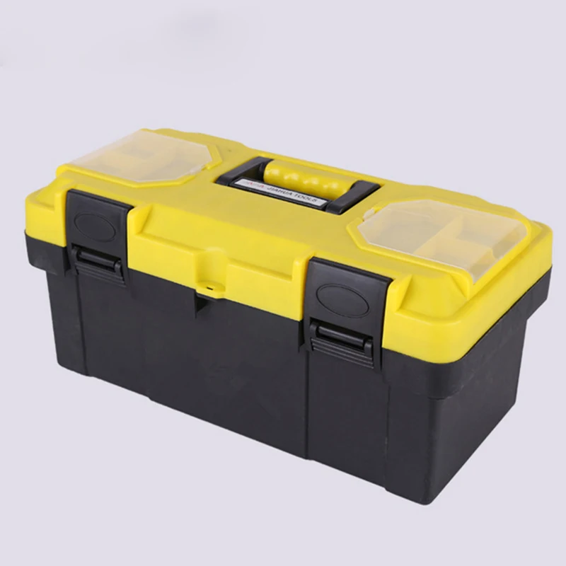 14 дюймов многофункциональный большой емкости ящик для хранения инструментов ABS пластик портативный ящик для инструментов для ремонта автомобиля ящик для инструментов с ручкой