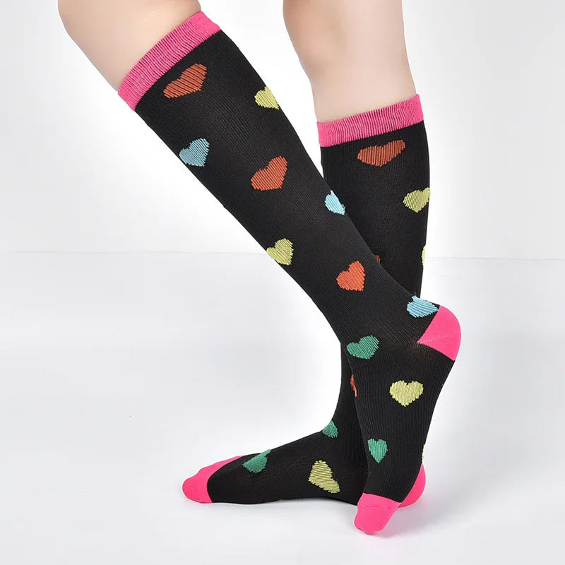 

Women Long Leg Socks Protector Pressure Socks Outdoor Sports Running Fast Dry Compressed Sock Popular love socks