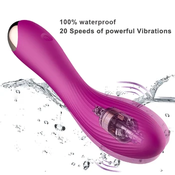 100% Waterproof Vibrator Sex Toys for Woman, Female Clitoral G Spot Stimulator USB Vibrators for Women Sex Products for Adults 3