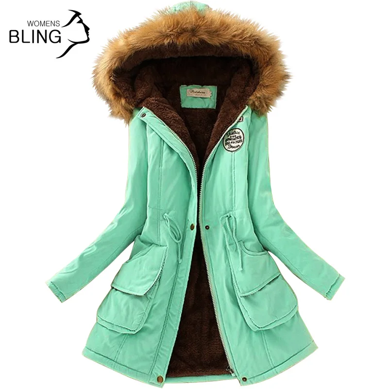 Parkas Women Coats Fashion Autumn Warm Winter Jackets