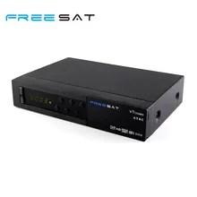 Freesat V7 Combo ATSC Satellite TV Receiver DVB-S2+ATSC Full HD 1080P Set-top BOX Support PowerVu DRE & Biss key USB Wifi