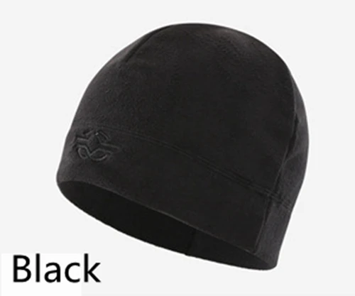Флисовая Шапочка для верховой езды спортивные кепки для улицы армейские кепки Кемпинг шапки для туризма Велоспорт бейсболка рыбалка охота Солнцезащитная шапка - Цвет: Black