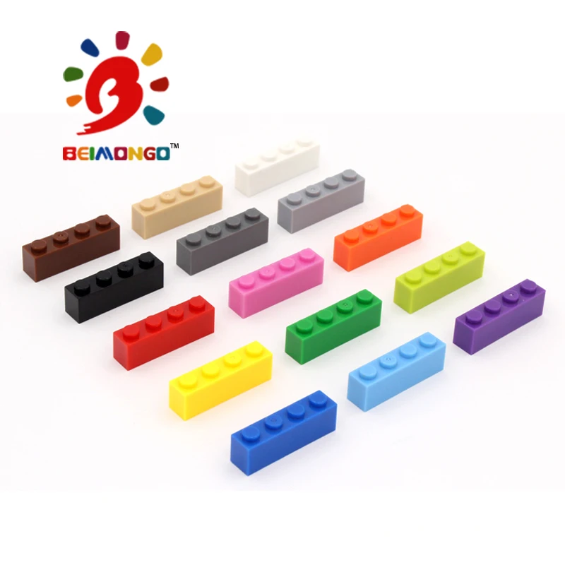 Freies Verschiffen! BEIMONGO Blöcke Ziegel 1x4 Bausteine 150 PCS legoin Educational & Intelligente DIY Kinder Spielzeug kann compitabled