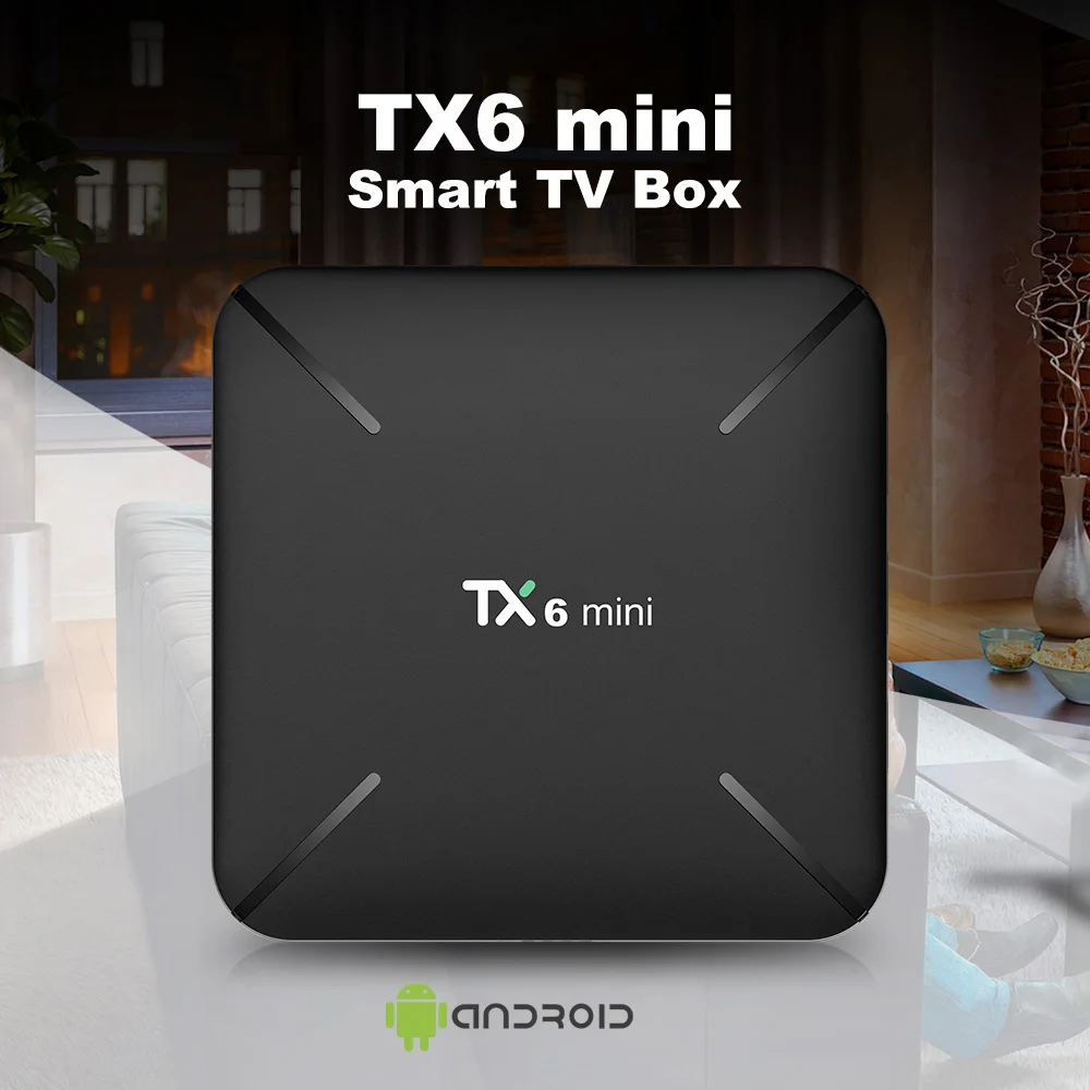 DQiDianZ TX6mini Android 9,0 Смарт ТВ приставка Allwinner H6 четырехъядерный ALICE UX HDR 4K двойной Wifi Google плеер TX6 мини приставка