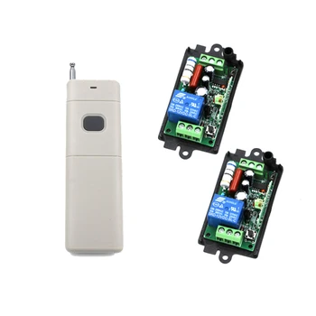 

1000m Long Range Remote Control Switch AC 220V 1 CH 10A Relay Receiver Transmitter Learning Code 315/433 SKU: 5213