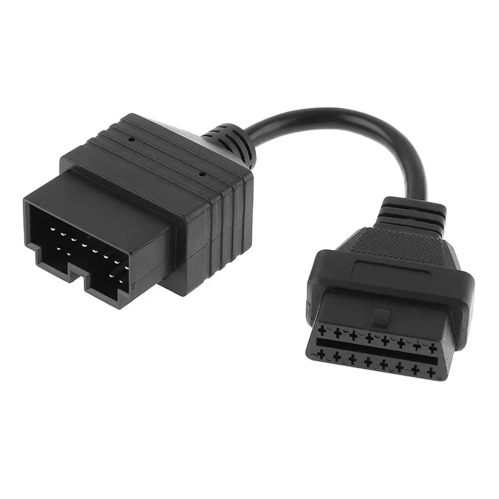 20 см OBD II пластик 20Pin штырь 16 Pin женский черный автомобильный диагностический