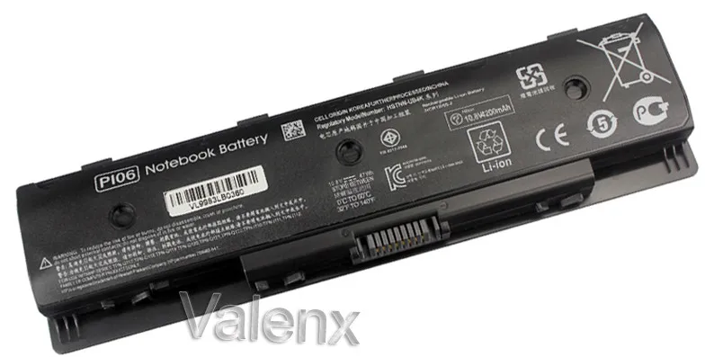 Аккумулятор для ноутбука PI06 для hp envy 15 15T 17 Touchsmart M7-J010DX hstnn-yb40 PI06 710417-001 709988-421,709988-541, HSTNN-LB4N