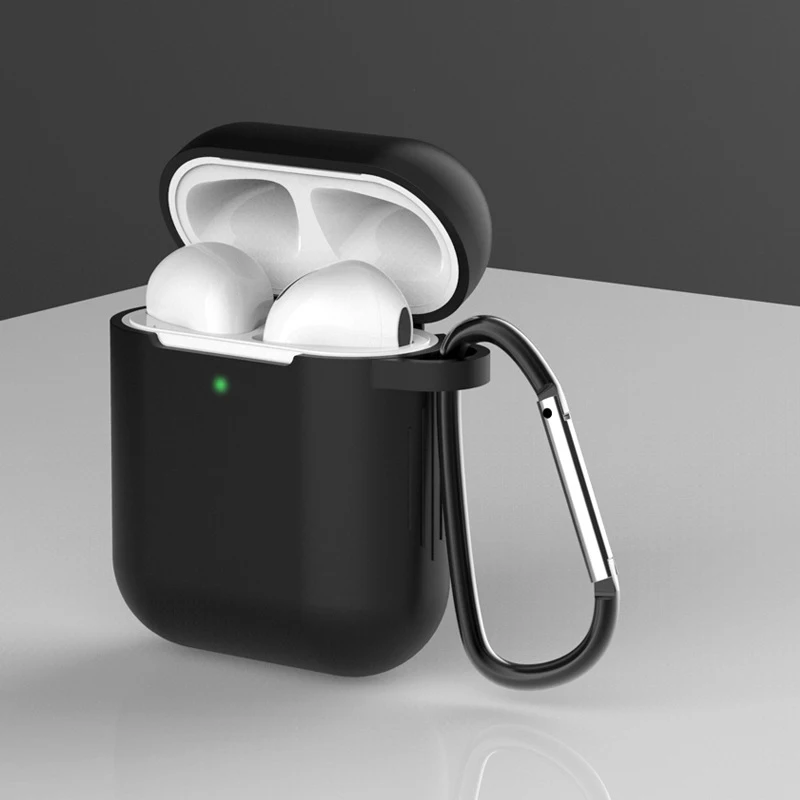 Силиконовый чехол для Apple Airpods2, Мягкий противоударный чехол для Apple AirPods 2, уплотненный чехол для наушников s Air Pods2, защитный чехол