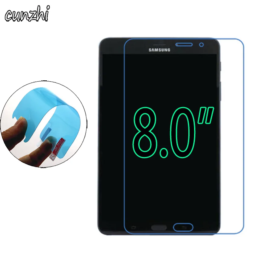 

2PCS Clear Soft TPU Nano-coated Tablet Screen Protector Protective Film For Samsung Galaxy Tab A 8.0 2017 T380 T385 SM-T385 8"