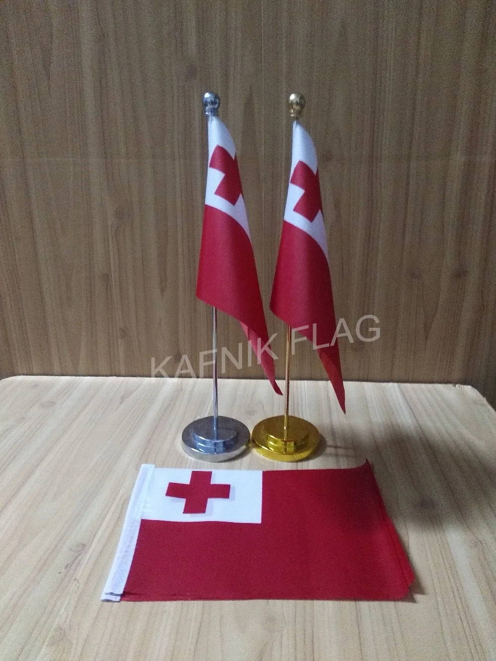 KAFNIK Tonga для офисного стола флаг с золотом или серебряным металлом база флагштока