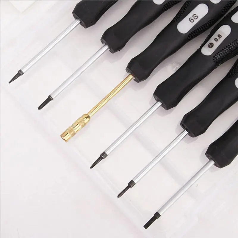 8 в 1 Прецизионная отвертка 5 Point 0 triangle type Y0.6 Phillips Torx T2 набор инструментов для iPhone
