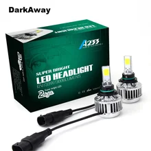 9006 H1 светодиодный фар автомобиля Conversion Kit 66 Вт 6000lm H7 автомобильных фар H8 H9 H11 HB3 HB4 светодиодный Лампа Белый Plug& Play